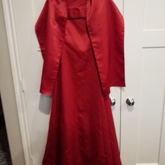 Jump brand red strapless dres - Picture 5 of 5